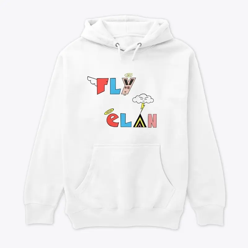 Fly élan Cartoon Logo